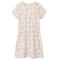 Robe Blanche/Orange Fille Name it Foskhi
