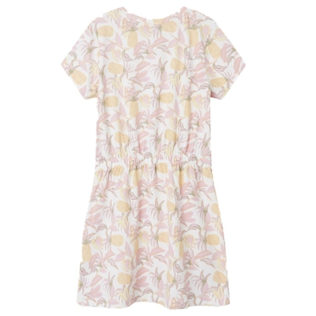 Robe Blanche/Orange Fille Name it Foskhi