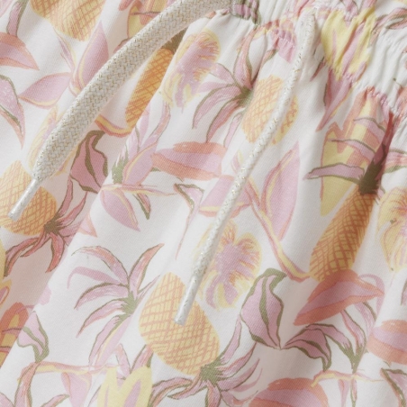 Robe Blanche/Orange Fille Name it Foskhi