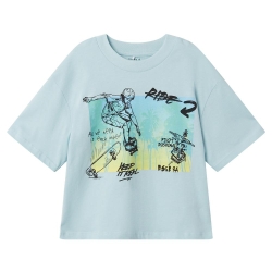 T-shirt Bleu Garçon Name it Jopo