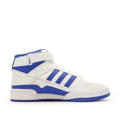 Baskets Blanc/Bleu Garçon Adidas Forum Mid