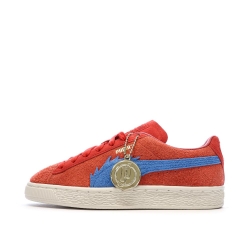 Baskets Rouge/Bleu Garçon Puma Suede One Piece Jr