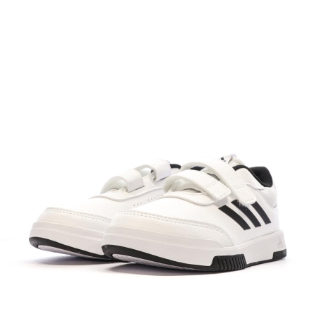 Baskets Blanc/Noir Garçon Adidas Tensaur Sport 2.0