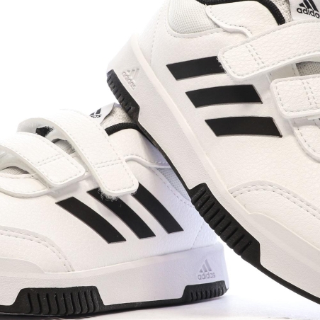 Baskets Blanc/Noir Garçon Adidas Tensaur Sport 2.0