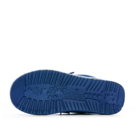 Chaussures Bleu Garçon Hey Dude Wally Youth Funk Mono