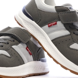 Baskets Grise Garçon Levi's Oakland
