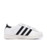 Basket Blanches/Noires Garçon Adidas Superstar