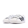 Basket Blanches/Noires Garçon Adidas Superstar