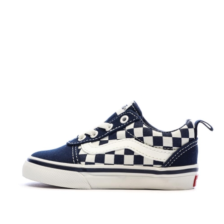 Baskets Bleu Foncé Garçon Vans Td Ward Slip-on Checkerboard