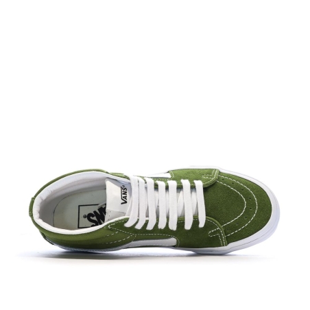 Baskets Vertes Garçon Vans Canvas