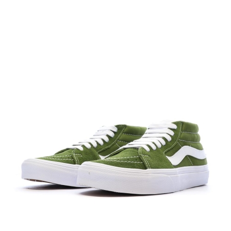 Baskets Vertes Garçon Vans Canvas