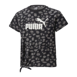 T-shirt Noir Fille Puma Animl