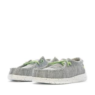 Chaussures Grises/Noires Garçon Hey Dude Wally Youth