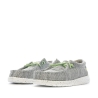 Chaussures Grises/Noires Garçon Hey Dude Wally Youth