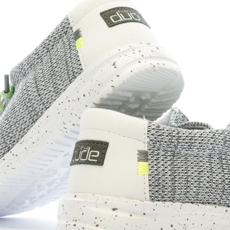 Chaussures Grises/Noires Garçon Hey Dude Wally Youth