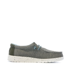 Chaussures Grise/Bleu Garçon Hey Dude Wally Youth