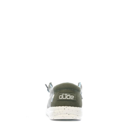 Chaussures Grise/Bleu Garçon Hey Dude Wally Youth