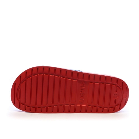 Claquettes Rouge/Marine Garçon Levi's Pool