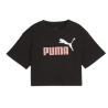 T-shirt Noir Fille Puma Ess 2 Color