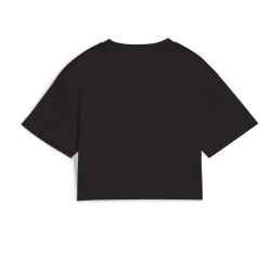 T-shirt Noir Fille Puma Ess 2 Color