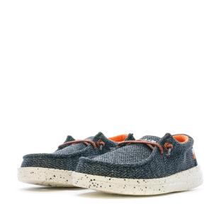 Chaussures Marine Garçon Hey Dude Wally Youth