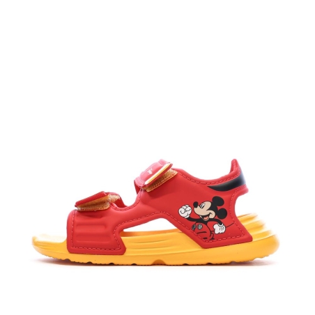 Sandales Rouges/Jaunes Adidas Altaswim Mickey