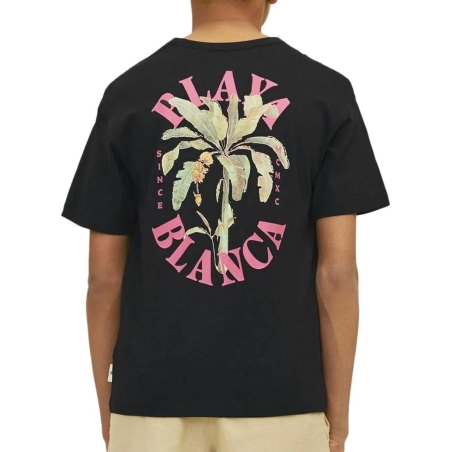 T-shirt Noir Garçon Jack & Jones Konos