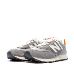 ML574 Baskets Gris/Orange Garçon New Balance