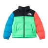 Doudoune Noir/Rose/Vert Garçon The North Face 96 Nuptse