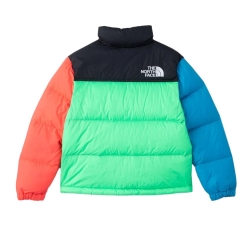 Doudoune Noir/Rose/Vert Garçon The North Face 96 Nuptse