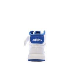 Baskets Blanche/Bleu Garçon Adidas Grand Court Mid K