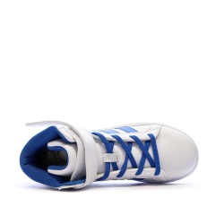 Baskets Blanche/Bleu Garçon Adidas Grand Court Mid K