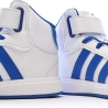 Baskets Blanche/Bleu Garçon Adidas Grand Court Mid K