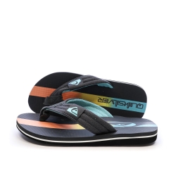 Tongs Bleu/Noir Garçon Quiksilver Molo Layback