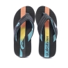 Tongs Bleu/Noir Garçon Quiksilver Molo Layback