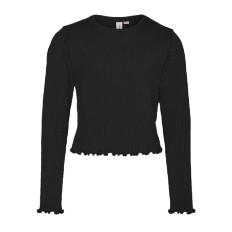 T-Shirt Manches Longues Noir Fille Vero Moda Lavender
