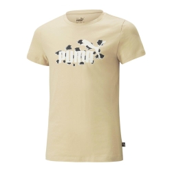 T-Shirt Beige Fille Puma Essential Animal