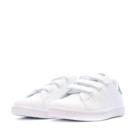 Baskets Blanches Mixte Adidas Stan Smith Scratch