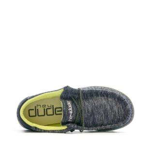 Chaussures Marine/Grise Garçon Hey Dude Wally Youth