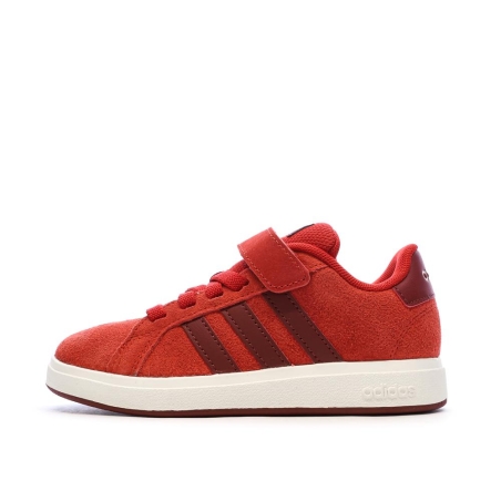 Baskets Rouge Garçon Adidas Grand Court 00s EL C