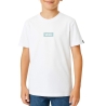 T-Shirt Blanc Mixte Vans Logo Marshmallow