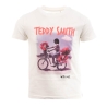 T-shirt Blanc Fille Teddy Smith flow