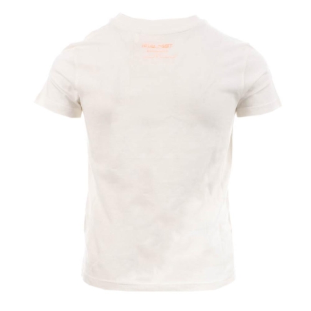 T-shirt Blanc Fille Teddy Smith flow