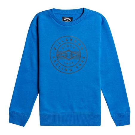 Sweat Bleu Garçon Billabong Stamp