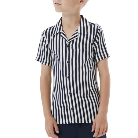 Chemise Rayures Noir/Blanc Garçon Name it Ferane