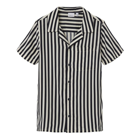 Chemise Rayures Noir/Blanc Garçon Name it Ferane