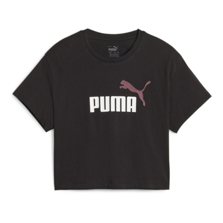Crop top Noir Fille Puma 845346