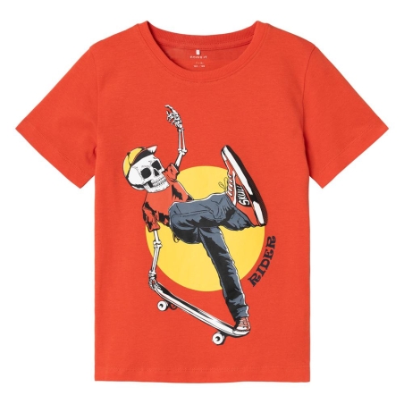 T-shirt Rouge Garçon Name It Nathi