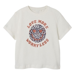 T-shirt Blanc Fille Name it Nyla