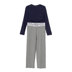 Pyjama Marine/Gris Fille Calvin Klein Jeans Peacoat
